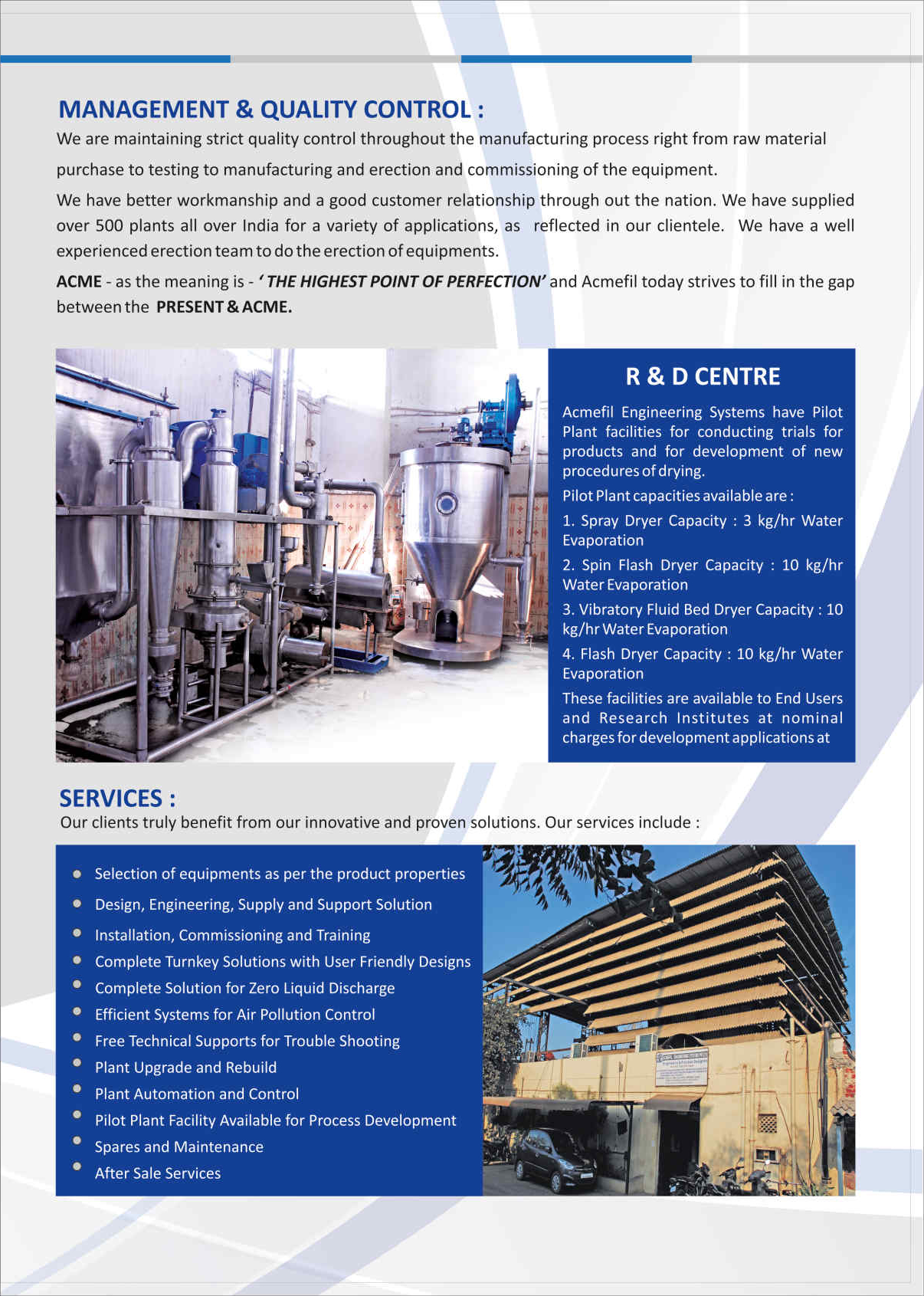 Acmefil Engineering Systems Pvt Ltd.